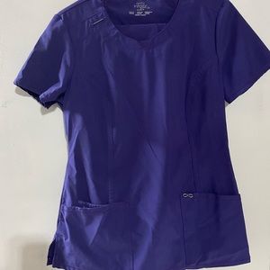 Infinity scrubs by Cherokee. Small top and  petite , ex small pants .